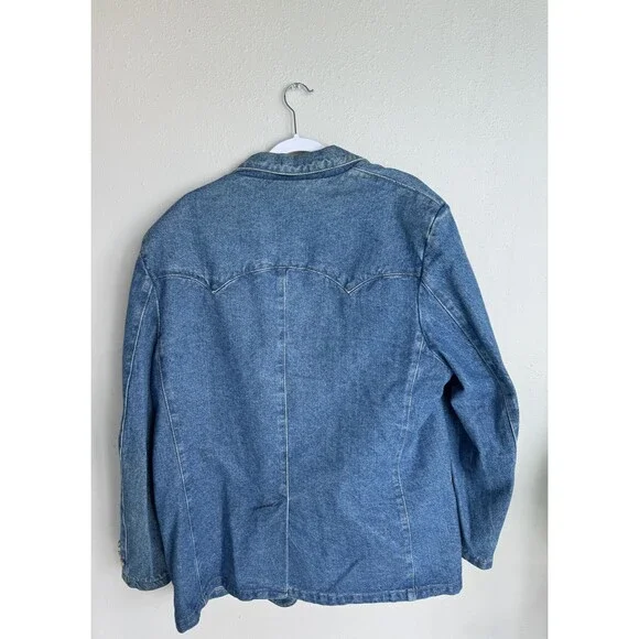 Vintage Frontier Collection Men's Denim Coat - Picture 12 of 13